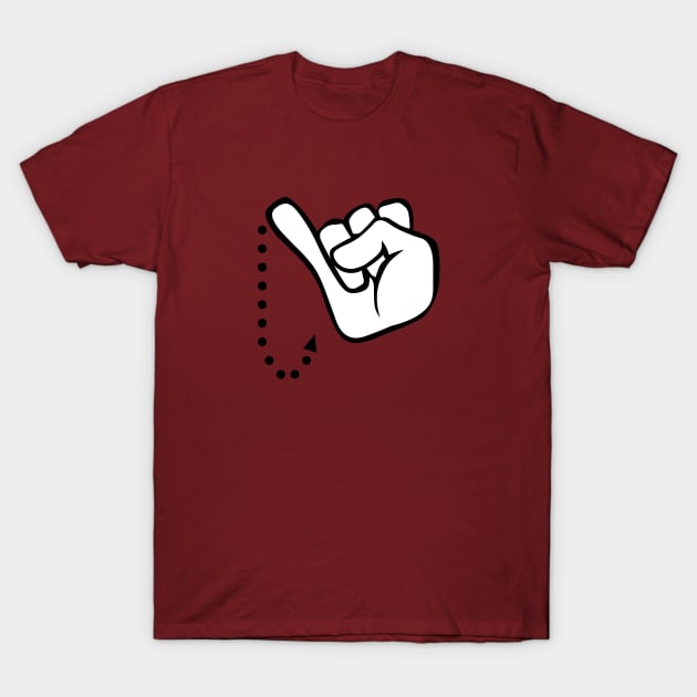 The Letter J T-Shirt by skullsntikis